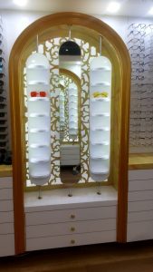 دکور تجاری فروشگاه عینک بخشوده کد 1797