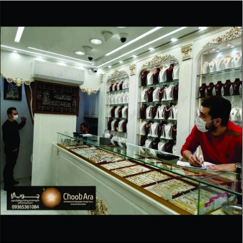 دکور تجاری فروشگاه طلا آقای شمس الدینی 1823