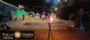 دکور ویژه برنامه خیمه گاه شبهای محرم کد 1831
