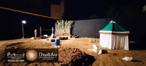 دکور ویژه برنامه خیمه گاه شبهای محرم کد 1831