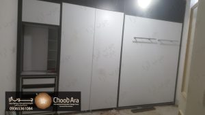 کابینت براق و تخت کم جا منزل آقای ارجمند با کد 1835