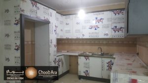 کابینت براق و تخت کم جا منزل آقای ارجمند با کد 1835