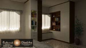 کابینت سوپر مات و کمد دیواری آقای مهربان کد 1847