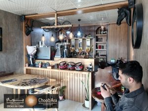 دکور تجاری کافه قهوه آقای جندقی کد 1832