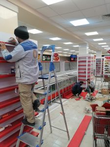 تجهیز و بازسازی فروشگاه بزرگ کوثر شعبه ساحلی قم کد 1841