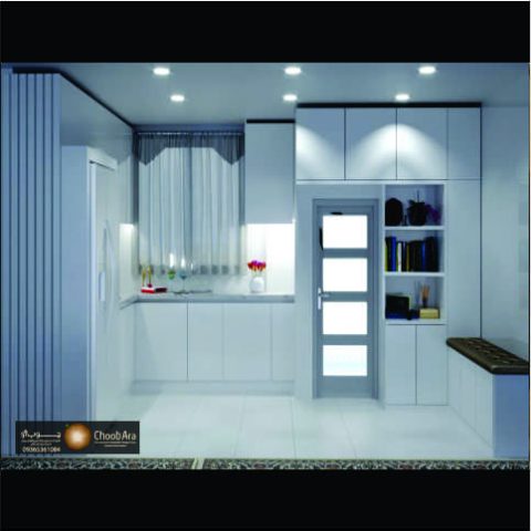 کابینت و کمد دیواری آقای علی اکبری کد 1885